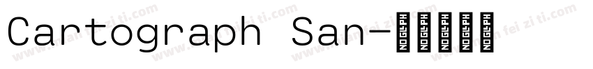 Cartograph San字体转换